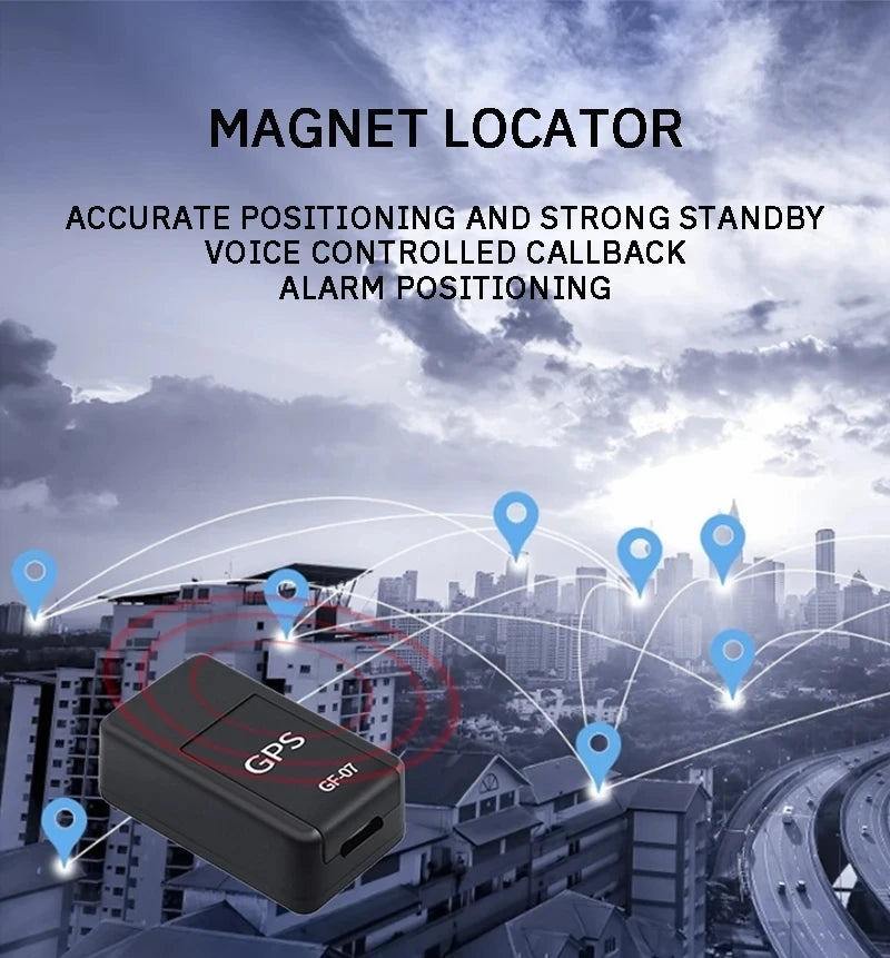 Mini GF-07 GPS Tracker Car Bike Bicycle Pets Children Real Time Tracking Positioner Strong Magnetic Anti-lost Locator