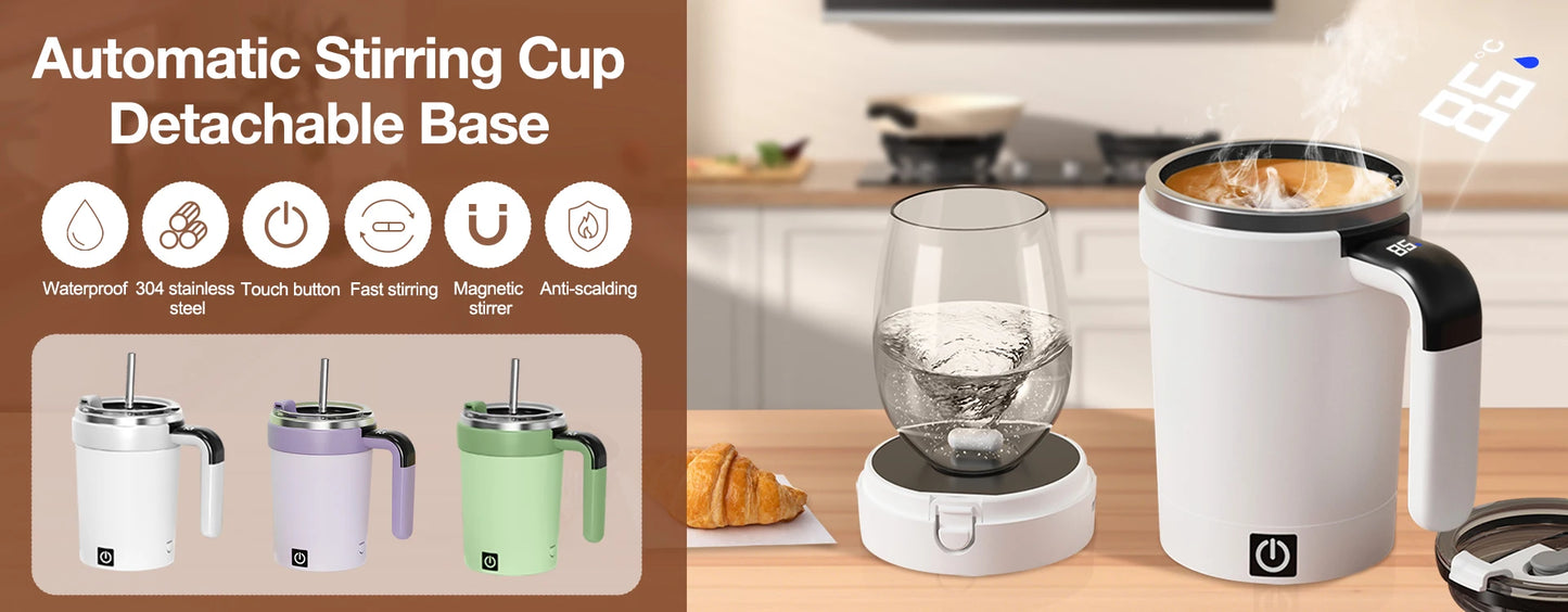 Automatic Stirring Cup Rechargeable Magnetic Mixer
